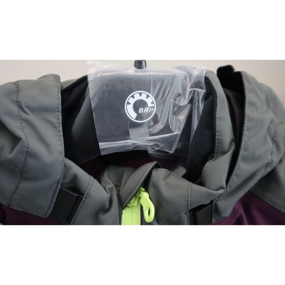 Ski-Doo Teens' Sz 8 Deep Purple Particle Waterproof Winter Snow Jacket - Picture 7 of 16